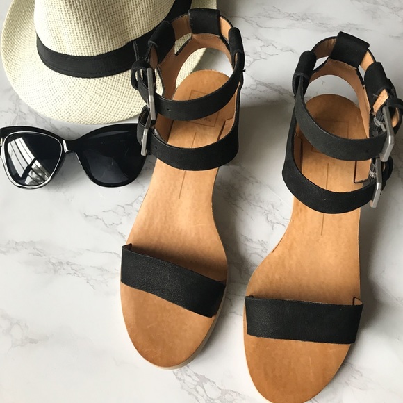 Dolce Vita Shoes - Dolce Vita Black nubuck Heels Sandal